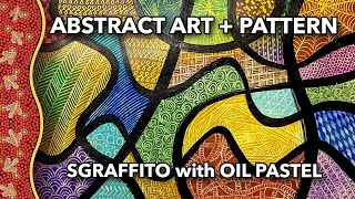 How to make sgraffito art with oil pastels [upl. by Danyelle]