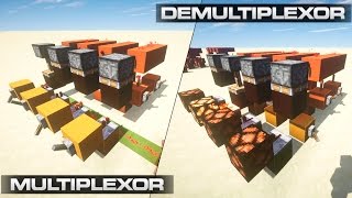 Redstone Avanzada 2 Multiplexores y Demultiplexores  Minecraft [upl. by Esilanna769]