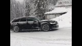 Audi A6 Allroad Snow Drift [upl. by Tarr]