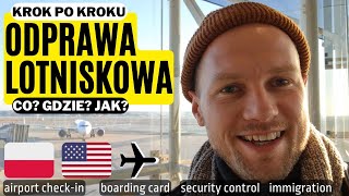 ✈ PIERWSZY lot samolotem krok po kroku  odprawa na lotnisku  ANGIELSKIE słownictwo i zwroty PDF [upl. by Koo]