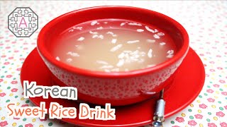 Korean Sweet Rice Drink 식혜 SikHye  Aeris Kitchen [upl. by Ardnalac48]