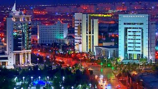 Ashgabat Arkadag Turkmenistan Aşgabat 1000000 [upl. by Garrik]