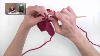 Knitting Help  Purl Through the Back Loop ptbl [upl. by Schindler]