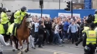 Newcastle United v Sunderland Riots after TyneWear derby [upl. by Anastassia]