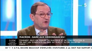 Macron  gare aux ordonnances   Les questions SMS cdanslair 26022018 [upl. by Vidda]