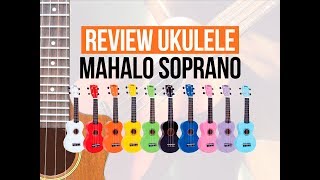 Review Ukulele Mahalo Rainbow Series MR1BU Soprano em português [upl. by Alset572]