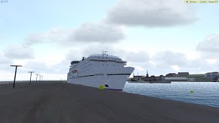 MF Norröna  Departure Hirtshals [upl. by Nonnahs]