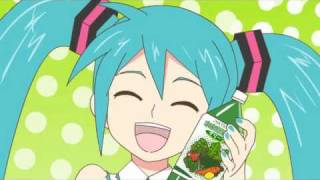 Hatsune Miku  Vegetable Juice Po Pi Po with English lyrics [upl. by Tchao]