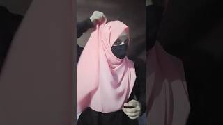 Easy Hijab Style School College ke Liye Georgette Hijab abayafashion Stylehijab tutorial [upl. by Tahpos335]