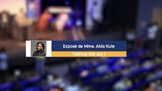 Master class  Talk Job Act 1 Intervention de Mme Alda Kule [upl. by Nwadal429]