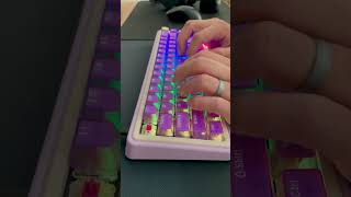 Cidoo Nebula  Gateron Aliaz Silent Tactile  Typing Test keyboardsounds [upl. by Avik460]