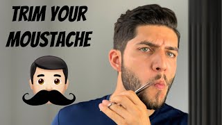 How To Trim Your Moustache Tutorial 2020 [upl. by Charters]