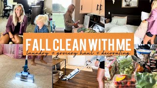 FALL 2023 CLEAN WITH ME  CLEAN amp DECORATE  WHOLE HOUSE CLEAN [upl. by Turino590]