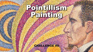 Pointillism Techniques Tutorial  Art Challenge 8  Stippling [upl. by Egide]