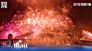 LIVE New Years Eve fireworks display over Sydney Harbour [upl. by Almat]