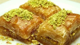 How to Make Baklava  Easy Turkish Recipes [upl. by Ytsud]