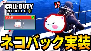 【CoDMOBILE】100点満点の可愛さ！巨大ネコバック実装がやばいバトロワ【CoDモバイル】 [upl. by Asyram]