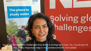 Interview with IHE Delft alumna Iara Giacomini [upl. by Birgitta]