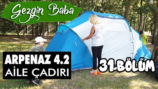 Quechua Arpenaz Family 42 Çadır Kurulumu  Quechua 4 Kişilik Çadır Kurulum  Gezgin Baba  31Bölüm [upl. by Cora]