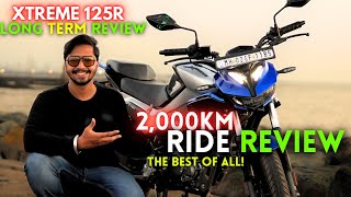 Hero Xtreme 125R  2000Km Long Term Review amp Ride Experience [upl. by Hailat]