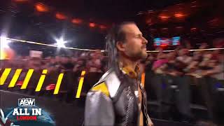 Adam Cole Entrance  AEW ALL IN  82723 [upl. by Ahsinak]