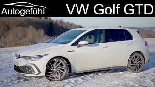 allnew VW Golf GTD FULL REVIEW 2021 Golf 8 performance Diesel [upl. by Aleydis]