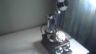 TELEFONO CANDELERO SONIDO CAMPANILLA [upl. by Featherstone203]