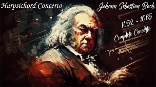 Johann Sebastian Bach  Harpsichord Concertos Complete  BWV 1052 to 1065  432Hz  Study amp relax [upl. by Aguie]