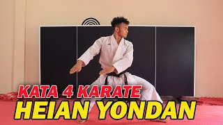 KATA 4 KARATE  HEIAN YONDAN [upl. by Haliled]