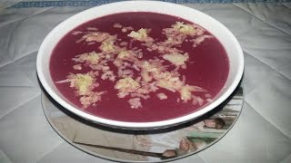 Recette de soupe de chou rouge وصفة شوربة الكرنب الأحمر [upl. by Munafo796]