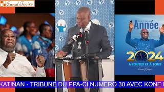 TRIBUNE DU PPACI NUMERO 30  LE DOCTEUR KONE KATINAN REPOND A COULIBALY KUIBIERT [upl. by Kyla200]