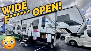 It’s WIDE F OPEN 2024 Keystone Raptor Carbon Series 340 Toy Hauler RV [upl. by Natam396]