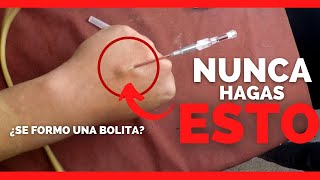 3 ERRORES que NO DEBES de COMETER al CANALIZAR 💉  Enfermeria [upl. by Varney]