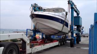 Crownline 340 CR  Lift to transport [upl. by Yekram]