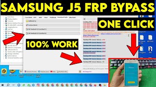 Samsung J5 Frp Bypass SamFw Tool One Click  Google Account  Gmail Account Frp Bypass [upl. by Boland]