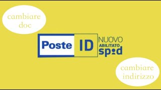 spid  cambiare il indirizzo documento associato allo spid e prolungare la data di scadenza del doc [upl. by Ydnab359]