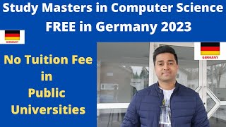 Studying Free Masters in Computer Science in Germany  Student visa  Study in Germany  Immigration [upl. by Margit]