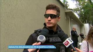 Delegado da Polícia Federal é morto a tiros dentro de casa [upl. by Lytsirhc679]