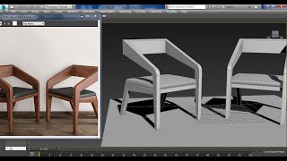 3dsmax Tutorials Tutorial on Modeling a Stylish Wooden Chair in 3dsmax [upl. by Watkin]