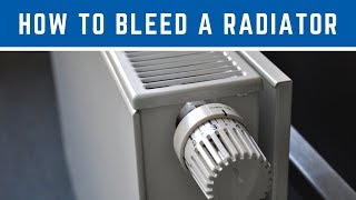 Quick Maintenance Tip 3  How to bleed a radiator [upl. by Asseralc]