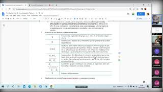 Fundamentos de Investigación UNED Sesión 8 [upl. by Eirb]