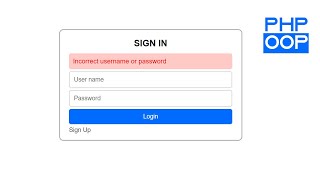 Complete User Login amp Registration using OOP PHP and MySQL database  Login [upl. by Sayers]