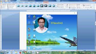 Word 2007 How to format clipart in Microsoft Word document [upl. by Akinad386]