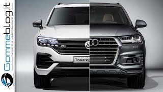 NEW VW Volkswagen Touareg vs Audi Q7 INTERIOR  EXTERIOR SUV [upl. by Ahseinod798]