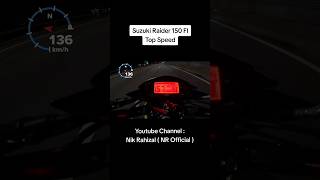 Suzuki Raider 150 FI Top Speed SuzukiRaider150FI TopSpeed GPSSuzukiRaider150FI TopSpeed GPS [upl. by Alben788]