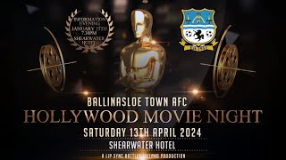 BALLINASLOE TOWN AFC HOLLYWOOD MOVIE FUNDRAISER NIGHT [upl. by Alaekim]