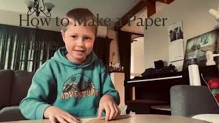 How to make a paper aeroplane for kids [upl. by Selym438]