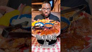 COULD YOU eat all this BBQ Famous Dave’s BBQ foodreview foodie ribs shorts [upl. by Aihppa]