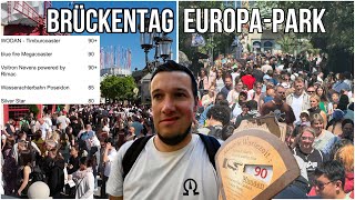 EUROPAPARK und BRÜCKENTAG Der jährliche WartezeitenWahnsinn im Freizeitpark Epfan95 Videoblog [upl. by Olrac]