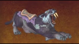 Darkshore Warfront Mounts Kaldorei Nightsaber Mount Darkshore BFA WoW Retail Dragonflight [upl. by Attem]